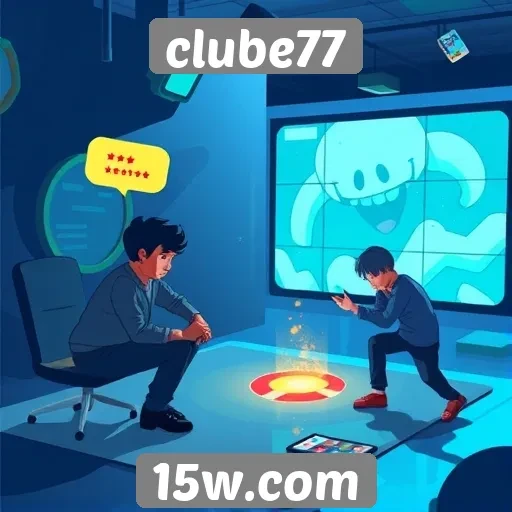 experiência de game design inovadora no clube77